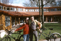 Timmy Mallett with his brother, Martin.